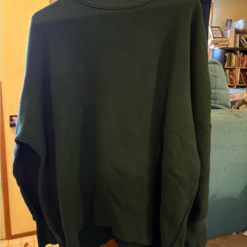 Dark Green Knit Sweater